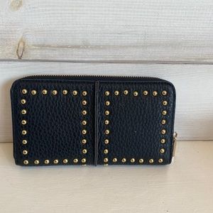 Deuce Lux black leather wallet